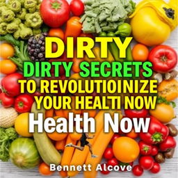 A vibrant and inviting thumbnail design featuring fresh fruits and vegetables arranged artfully to convey health and vitality