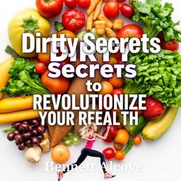 A vibrant and inviting thumbnail design featuring fresh fruits and vegetables arranged artfully to convey health and vitality
