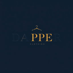 A stylish and modern logo design for a clothing store named "DAPPER"