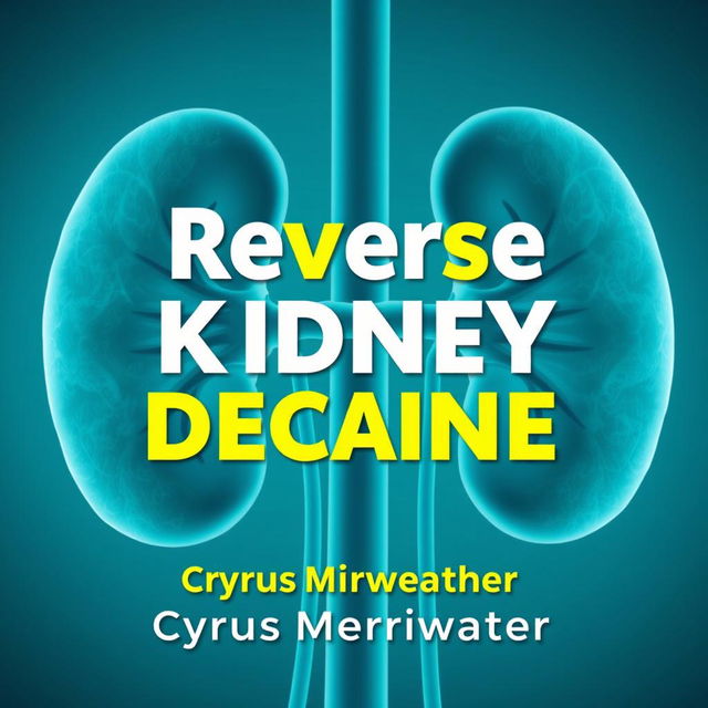 A realistic image of healthy kidneys with a subtle gradient overlay in soothing blue and green tones, symbolizing health and recovery