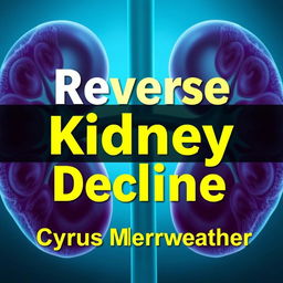 A realistic image of healthy kidneys with a subtle gradient overlay in soothing blue and green tones, symbolizing health and recovery