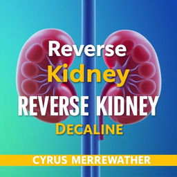 A realistic image of healthy kidneys with a subtle gradient overlay in soothing blue and green tones, symbolizing health and recovery