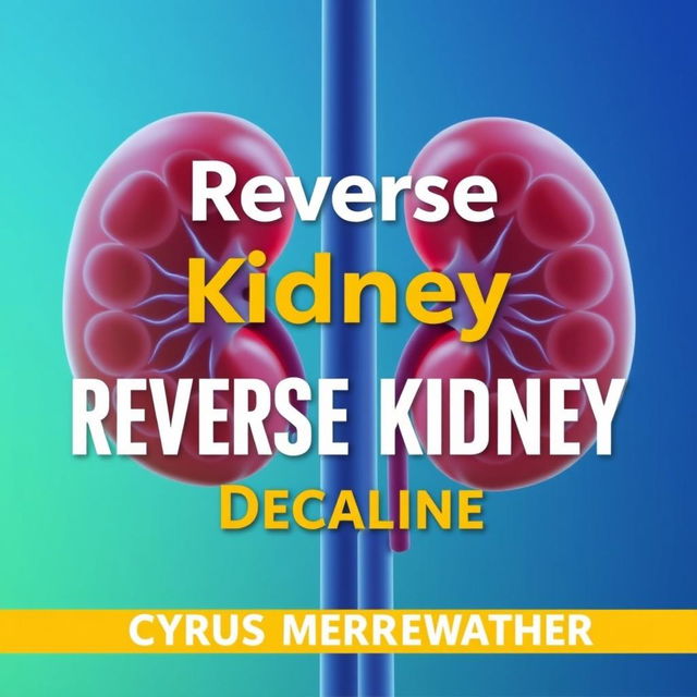 A realistic image of healthy kidneys with a subtle gradient overlay in soothing blue and green tones, symbolizing health and recovery