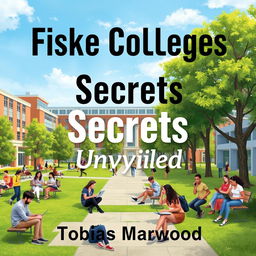 A vibrant and realistic background image of a college campus bustling with students engaged in study groups and using laptops, capturing the energy of academic life