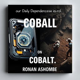A striking flat cover design that captures the dramatic contrast between modern technology and harsh mining conditions