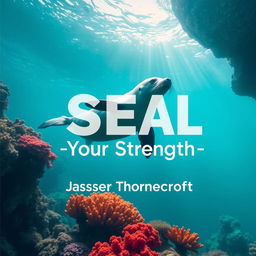 A flat book cover design titled 'SEAL-Your-Strength' in large, dynamic font at the center