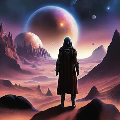 In the science fiction novel, the protagonist discovers a hidden romani community on a distant planet.