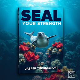 A flat book cover design titled 'SEAL-Your-Strength' in a large dynamic font, centered at the top