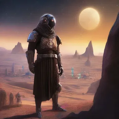 In the science fiction novel, the protagonist discovers a hidden romani community on a distant planet.