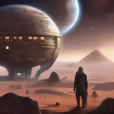 In the science fiction novel, the protagonist discovers a hidden romani community on a distant planet.
