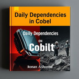 A captivating flat book cover design featuring a dramatic split image