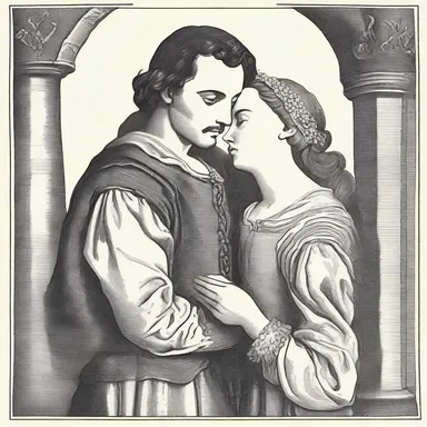Shakespeare's play 'Romeo and Juliet' is a classic example of a tragic love story with Romeo as the male protagonist.
