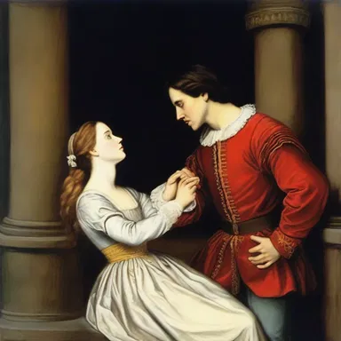 Shakespeare's play 'Romeo and Juliet' is a classic example of a tragic love story with Romeo as the male protagonist.