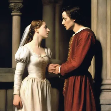 Shakespeare's play 'Romeo and Juliet' is a classic example of a tragic love story with Romeo as the male protagonist.