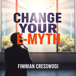 A book cover design featuring a large, bold title in an eye-catching font: 'Change Your E-Myth'