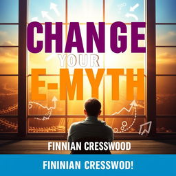 A book cover design featuring a large, bold title in an eye-catching font: 'Change Your E-Myth'