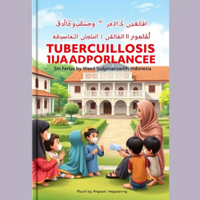 A book cover design addressing the prevention of Tuberculosis transmission in Islamic orphanages