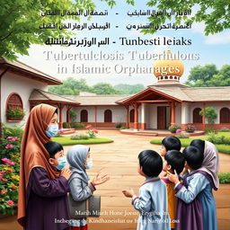 A book cover design addressing the prevention of Tuberculosis transmission in Islamic orphanages