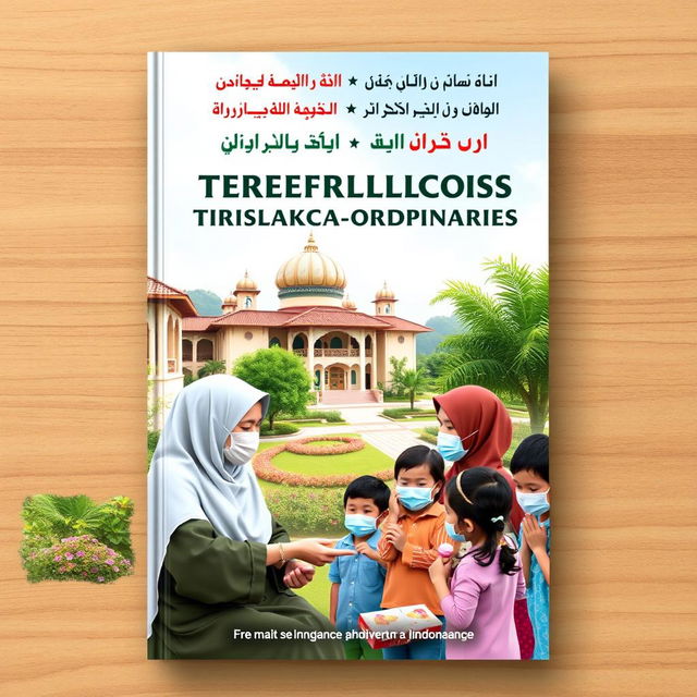 A book cover design focused on the prevention of tuberculosis transmission in Islamic orphanages