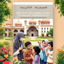 A book cover design centered around the prevention of Tuberculosis transmission in Islamic orphanages