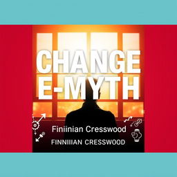 A flat book cover design titled 'Change Your E-Myth' in bold, large font at the center