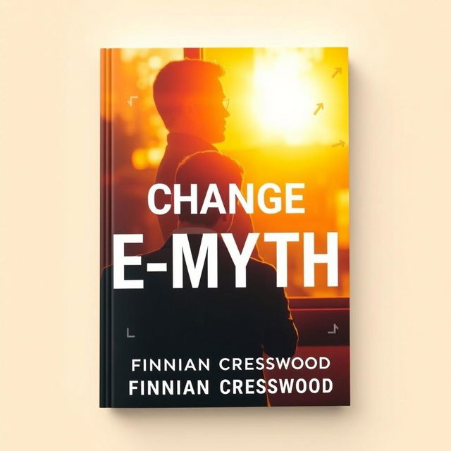 A flat cover design for a book titled "Change Your E-Myth" by Finnian Cresswood