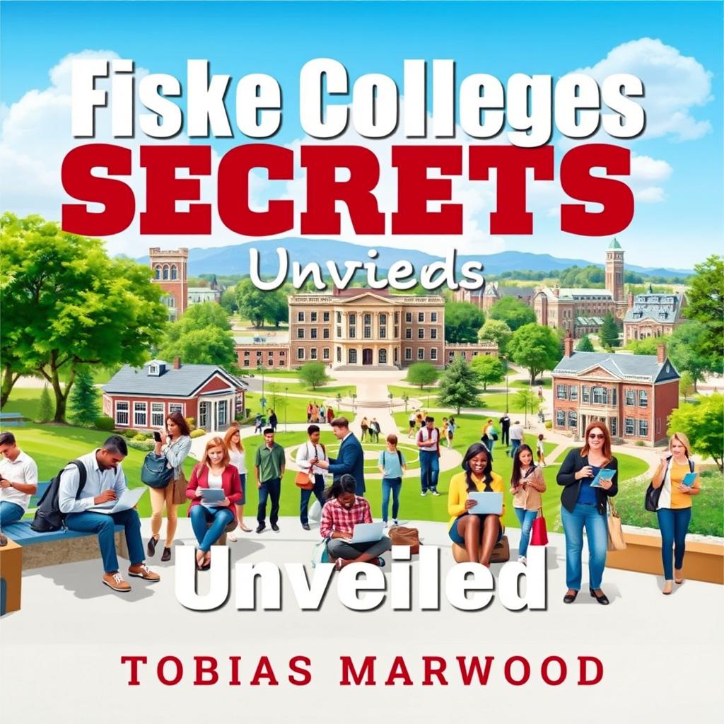 A realistic background image of a vibrant college campus featuring diverse students engaged in study groups and using laptops, showcasing a lively and collaborative academic atmosphere