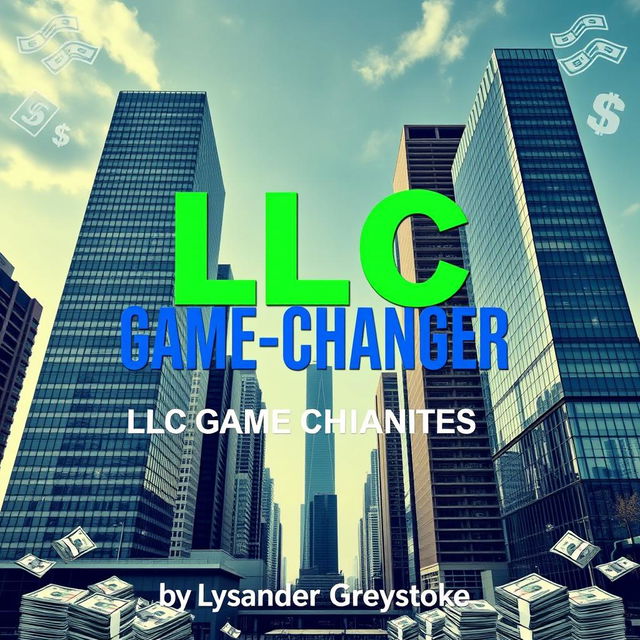 A realistic cityscape featuring tall skyscrapers that symbolize business success and growth in the background