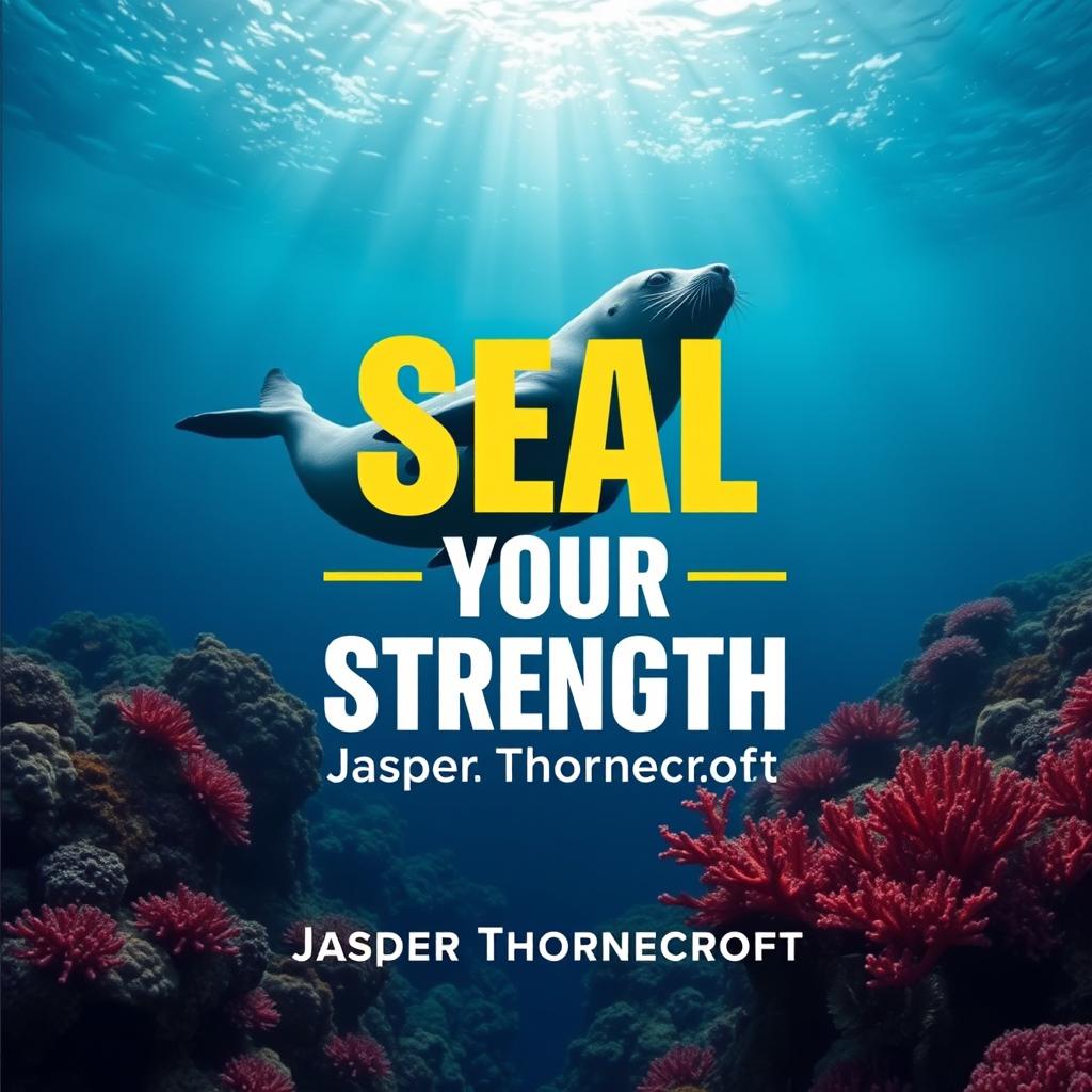 A flat cover design featuring the title 'SEAL-Your-Strength' in large, dynamic font at the center