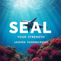 A flat book cover design titled 'SEAL-Your-Strength' in a large, dynamic font at the center, capturing attention