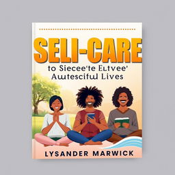 A book cover design with a bold, eye-catching title in large font: 'SELF-CARE Secrets to Empower Autistic Lives' and the author's name, 'Lysander Marwick'