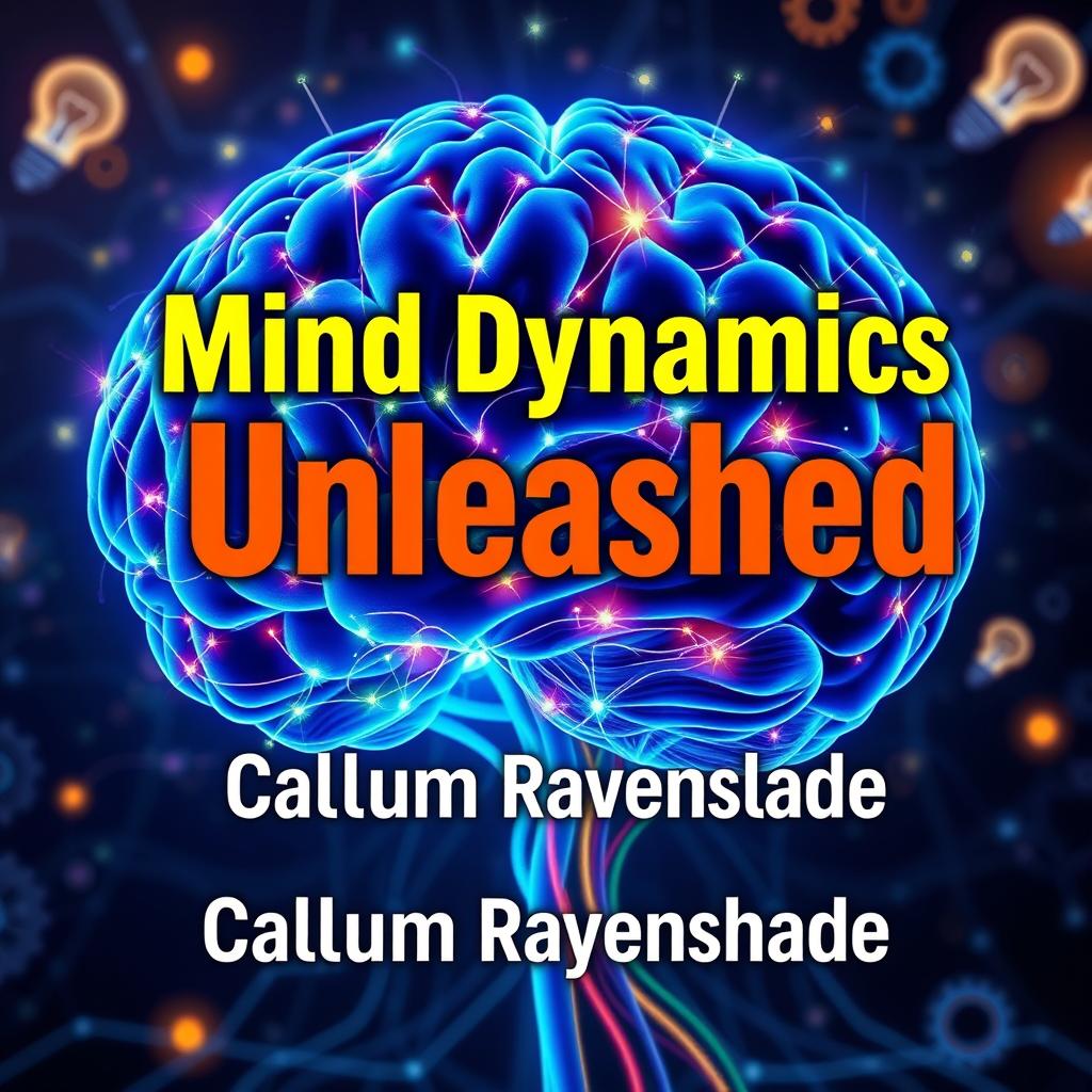 A realistic image of a mind with colorful neural connections illuminated, symbolizing dynamic thought processes