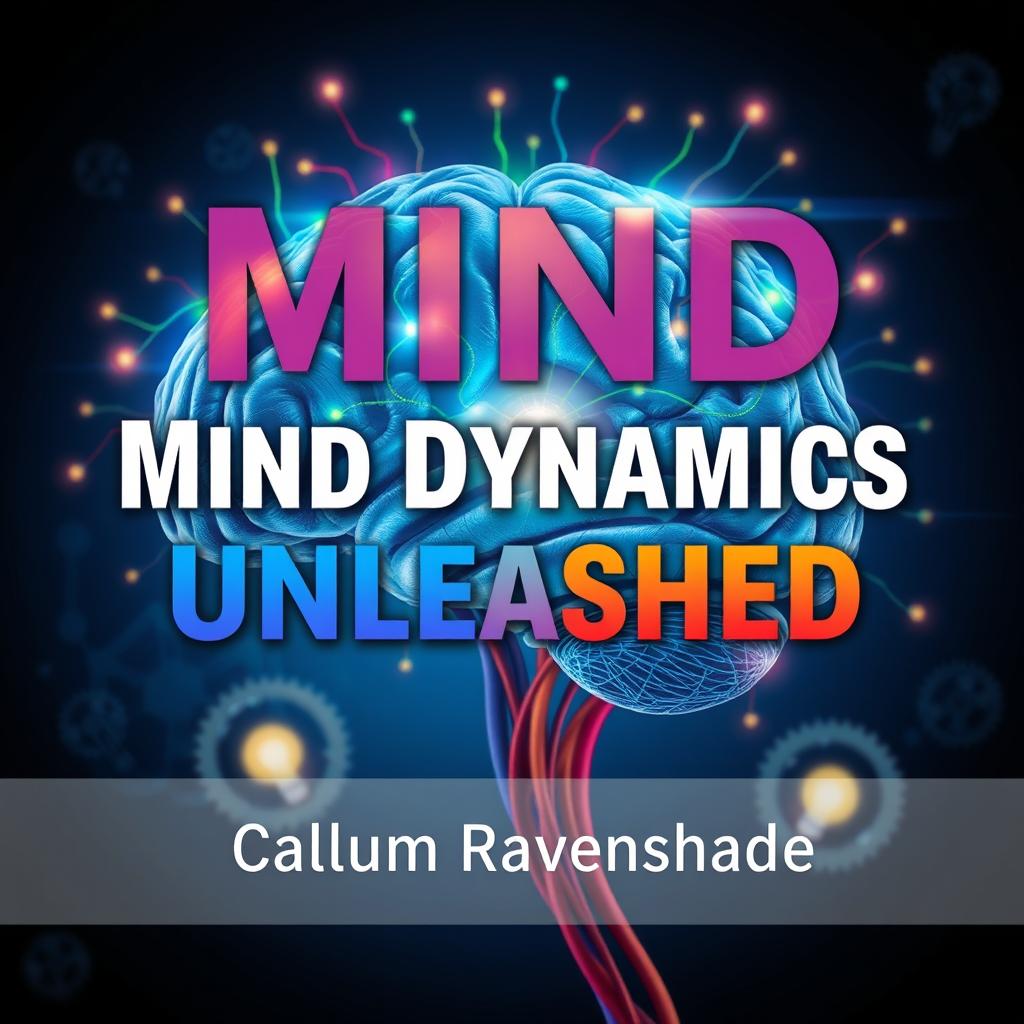 A realistic image of a mind with colorful neural connections illuminated, symbolizing dynamic thought processes