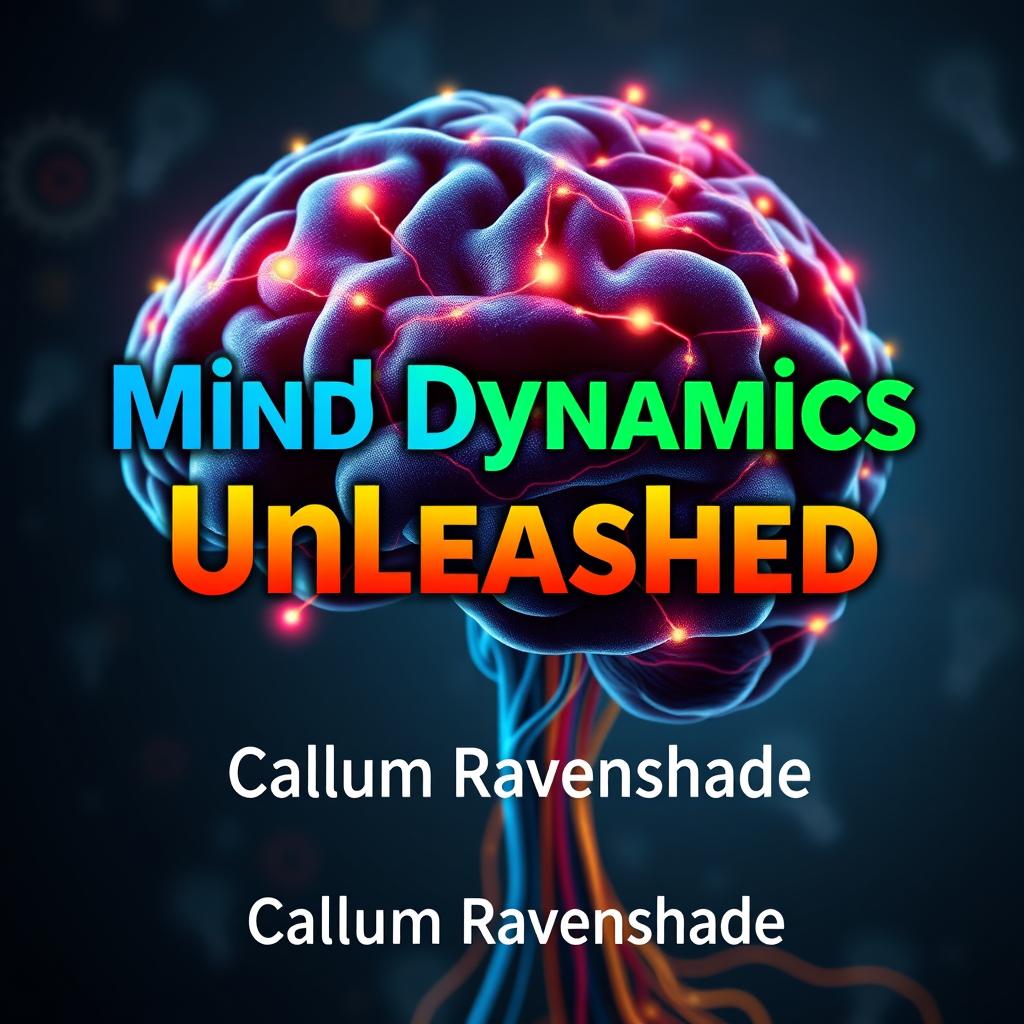 A realistic image of a mind with colorful neural connections illuminated, symbolizing dynamic thought processes