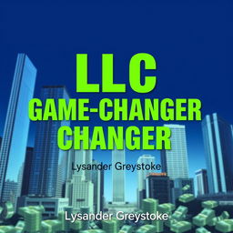 A realistic cityscape featuring towering skyscrapers that symbolize business success and growth