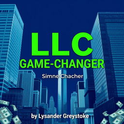 A realistic cityscape featuring towering skyscrapers that symbolize business success and growth