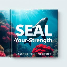 A flat book cover design titled "SEAL-Your-Strength" in large, dynamic font positioned at the center
