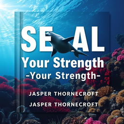 A flat book cover design titled "SEAL-Your-Strength" in large, dynamic font positioned at the center