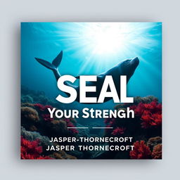 A flat cover design featuring a bold and eye-catching title: 'SEAL-Your-Strength' in large, dynamic font prominently positioned at the center