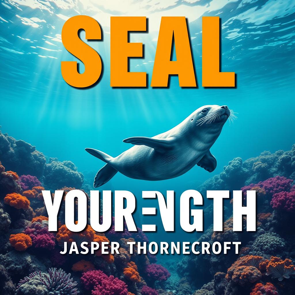 A flat cover design featuring a bold and eye-catching title: 'SEAL-Your-Strength' in large, dynamic font prominently positioned at the center