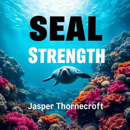 A flat cover design featuring a bold and eye-catching title: 'SEAL-Your-Strength' in large, dynamic font prominently positioned at the center