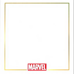 A blank trading card template featuring thin green and gold borders