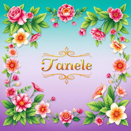 A realistic flat cover design that completely fills the entire square with vibrant colors and detailed graphics