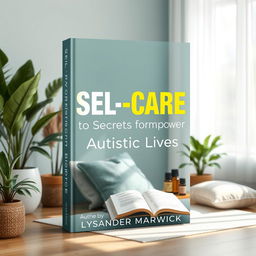 A book cover design for 'SELF-CARE Secrets to Empower Autistic Lives' by Lysander Marwick
