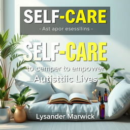 A book cover design for 'SELF-CARE Secrets to Empower Autistic Lives' by Lysander Marwick
