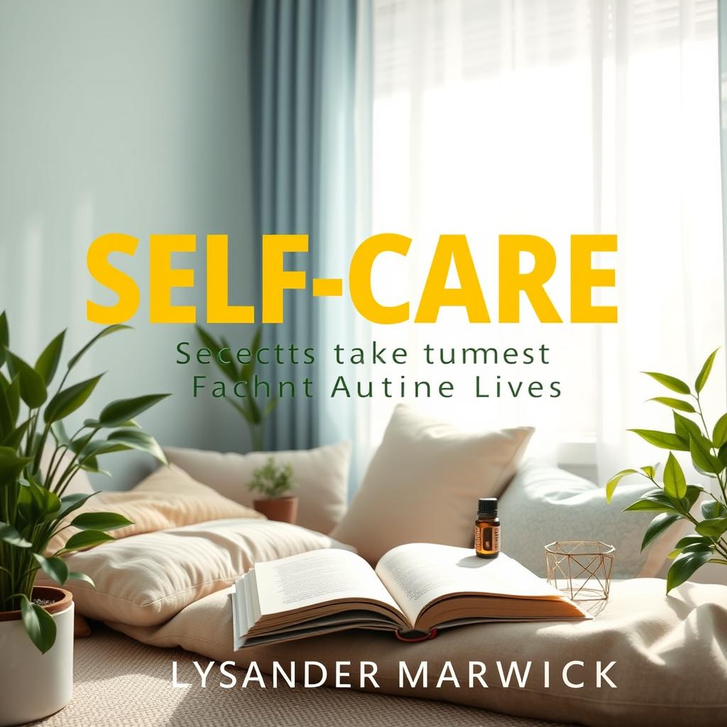 A book cover design for 'SELF-CARE Secrets to Empower Autistic Lives' by Lysander Marwick