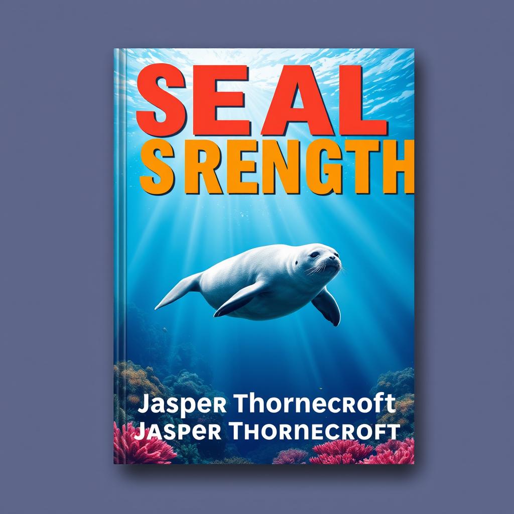 A flat book cover design featuring a bold, eye-catching title: 'SEAL-Your-Strength' in large, dynamic font centered at the top