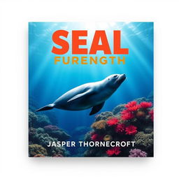 A flat book cover design featuring a bold, eye-catching title: 'SEAL-Your-Strength' in large, dynamic font centered at the top