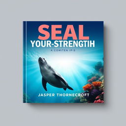 A flat book cover design featuring a bold, eye-catching title: 'SEAL-Your-Strength' in large, dynamic font centered at the top
