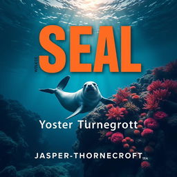 A flat book cover design featuring a bold and eye-catching title "SEAL-Your-Strength" in large, dynamic font at the center